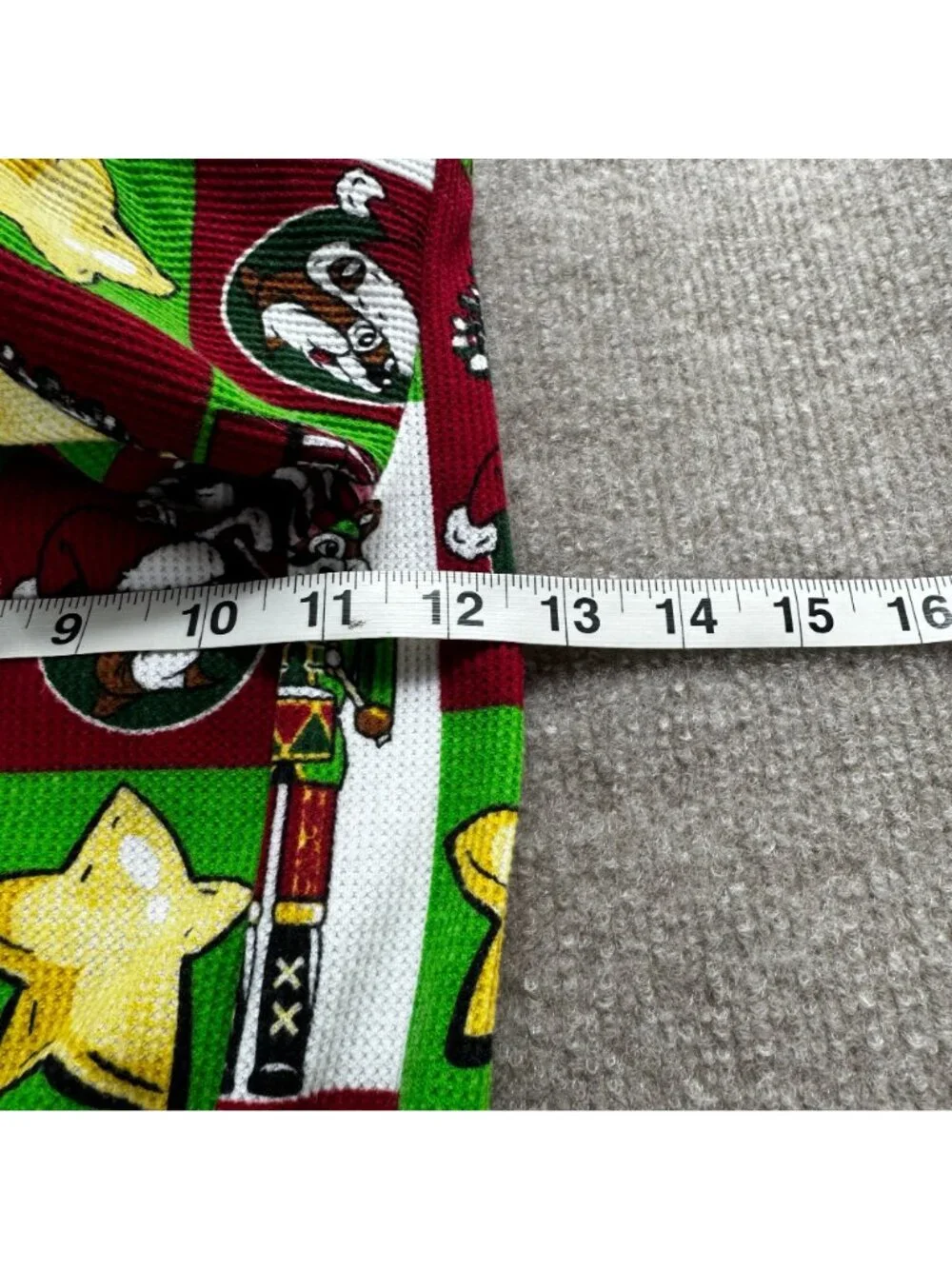 Bucees Christmas Dog Pajamas XL Pet Nutcracker Beaver Waffle Thermal Sleeper